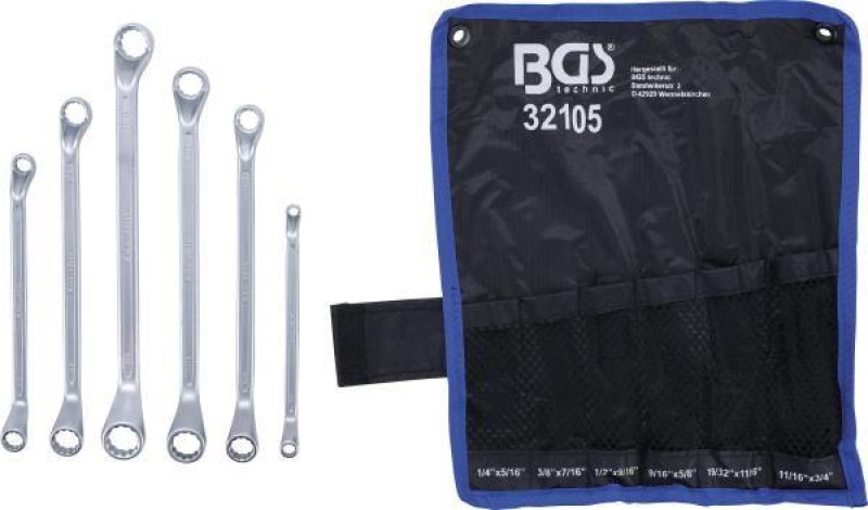 BGS Double Ring Spanner Set