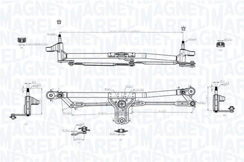 MAGNETI MARELLI Wischergest&auml;nge 85570715010