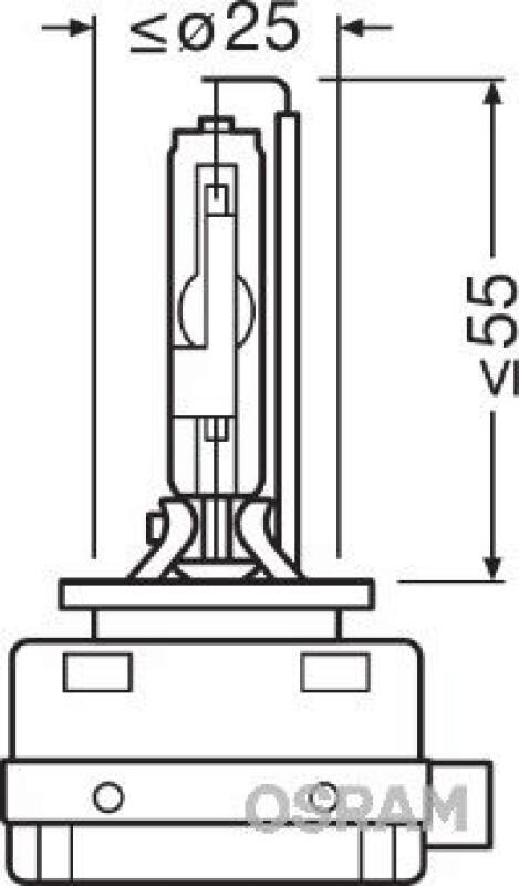 OSRAM XENARC COOL BLUE INTENSE Glühlampe Xenon Brenner D1R