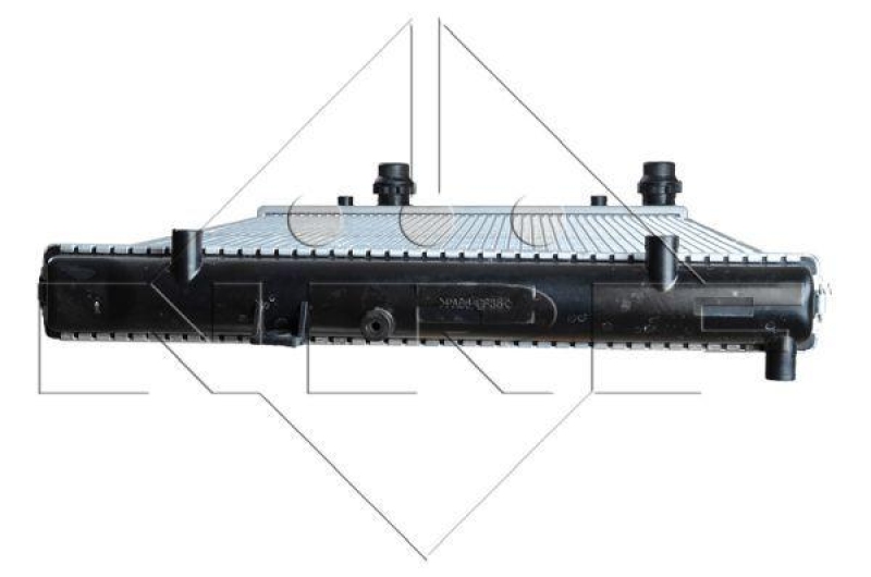 NRF Radiator, engine cooling EASY FIT