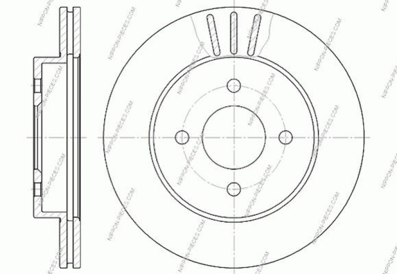 2x NPS Bremsscheibe