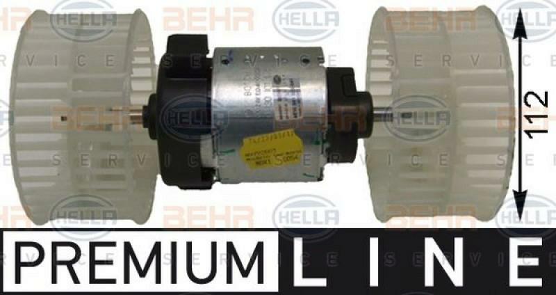 HELLA Interior Blower BEHR HELLA SERVICE *** PREMIUM LINE ***