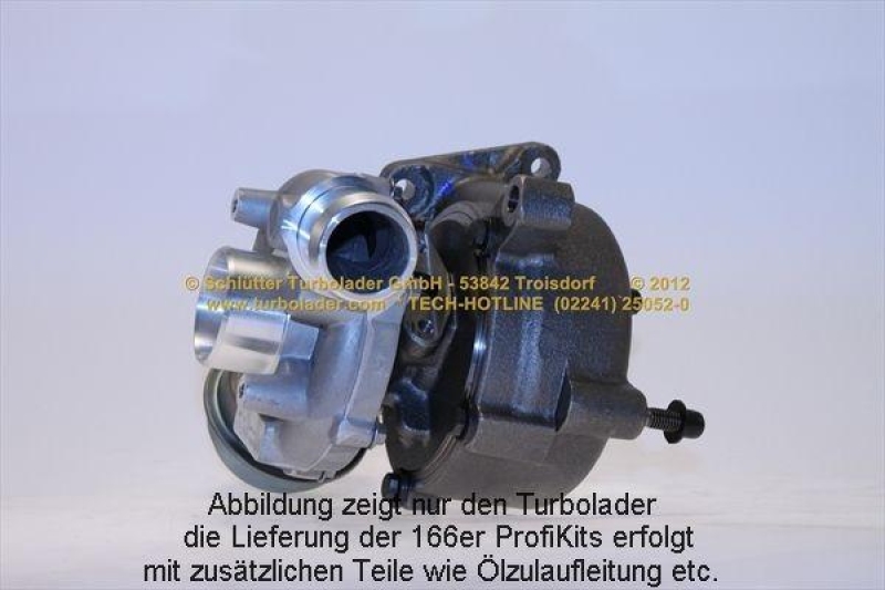 SCHLÜTTER TURBOLADER Lader, Aufladung PROFI KIT - mit orig. GARRETT Turbo NEUTEIL AT