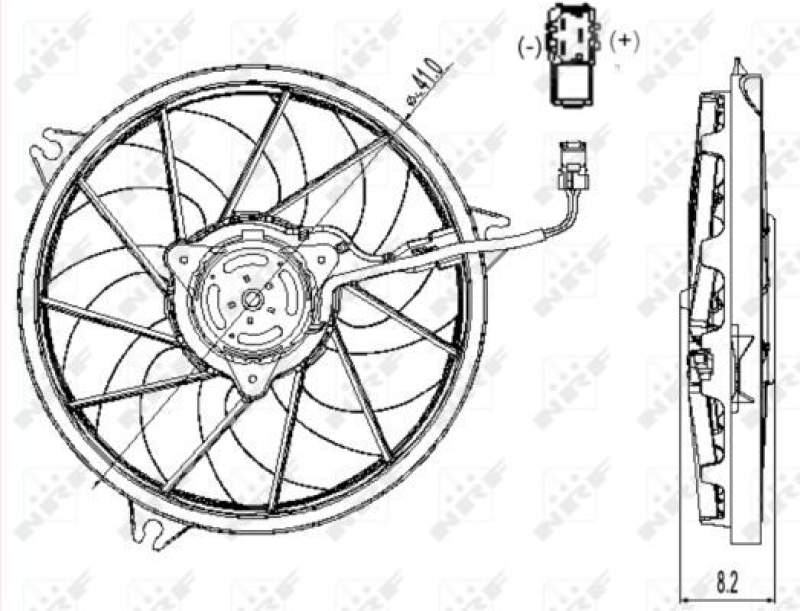 NRF Fan, engine cooling