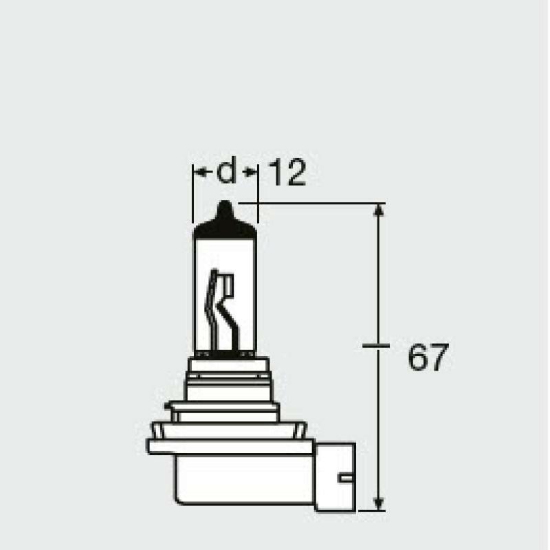 OSRAM H11 Fernscheinwerfer Glühlampe