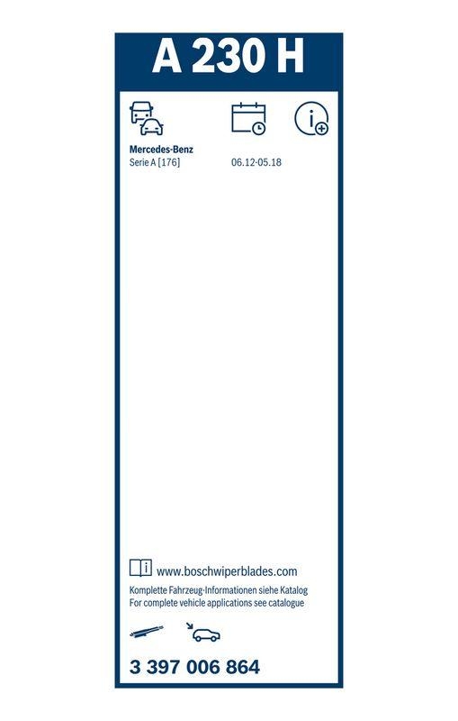 BOSCH Wischblatt Rear Aerotwin 3 397 006 864