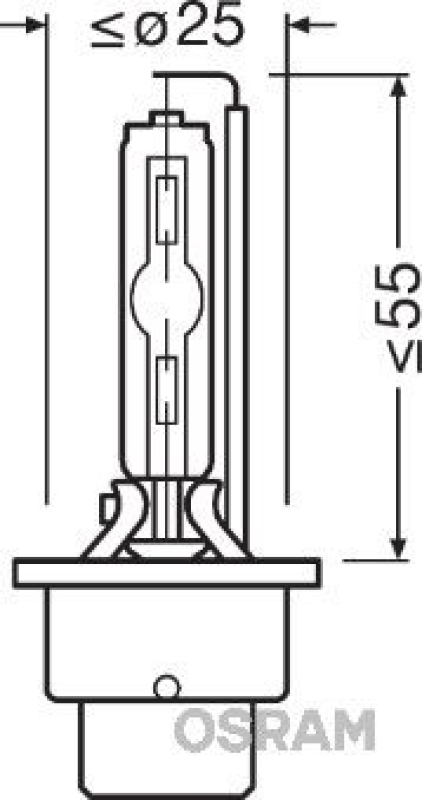 OSRAM Gasentladungslampe D2S