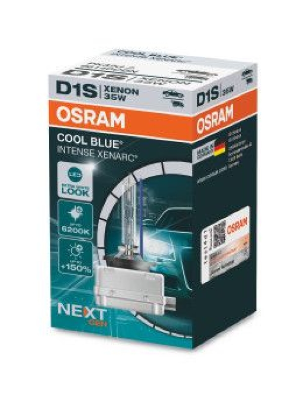 OSRAM Glühlampe, Fernscheinwerfer XENARC® COOL BLUE® INTENSE (Next Gen)