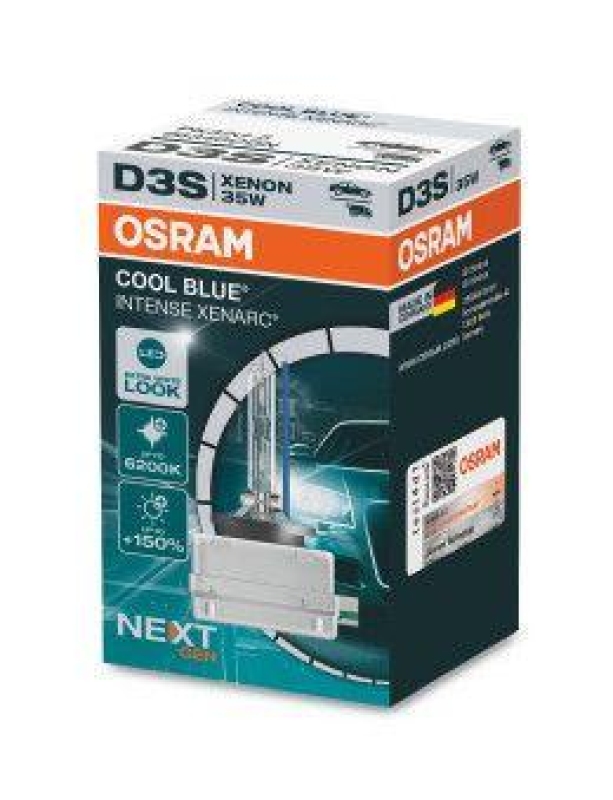 OSRAM Glühlampe, Fernscheinwerfer XENARC® COOL BLUE® INTENSE (Ne...