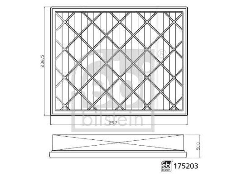FEBI BILSTEIN Luftfilter 175203
