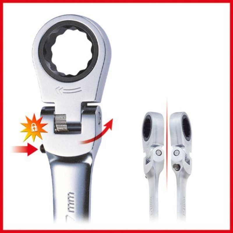 KS TOOLS Ratchet Ring Open-ended Spanner