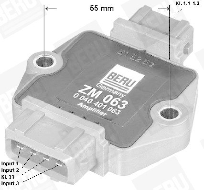 BERU by DRiV Switch Unit, ignition system