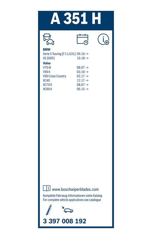 BOSCH Wiper Blade Rear