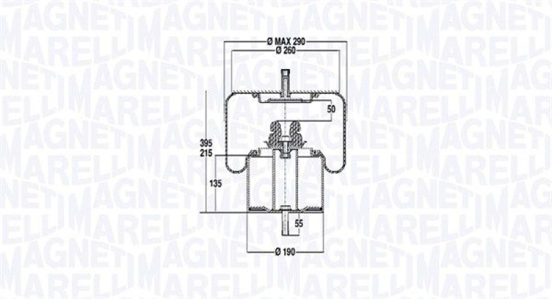 MAGNETI MARELLI Federbalg, Luftfederung