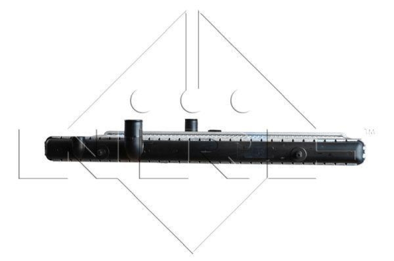 NRF Radiator, engine cooling EASY FIT