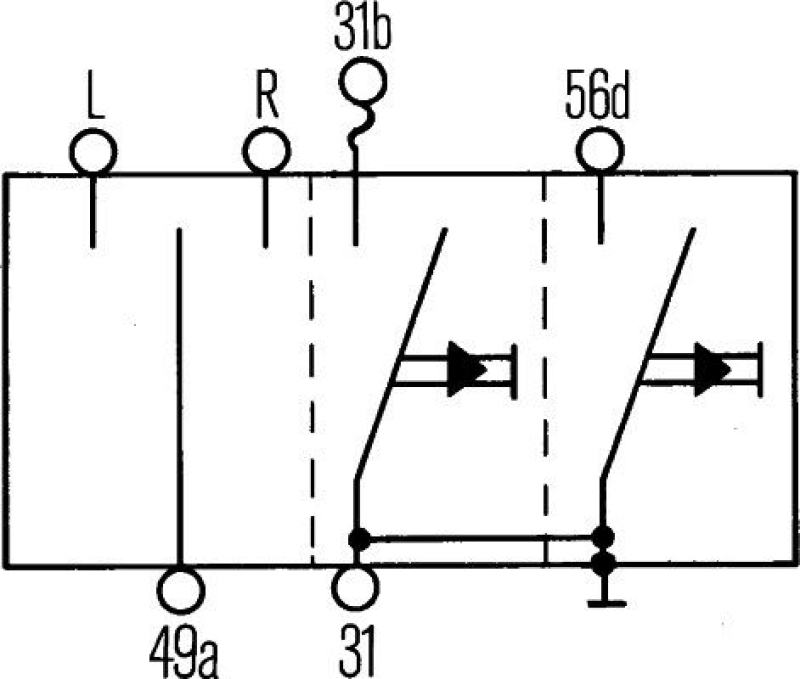 HELLA Direction Indicator Switch