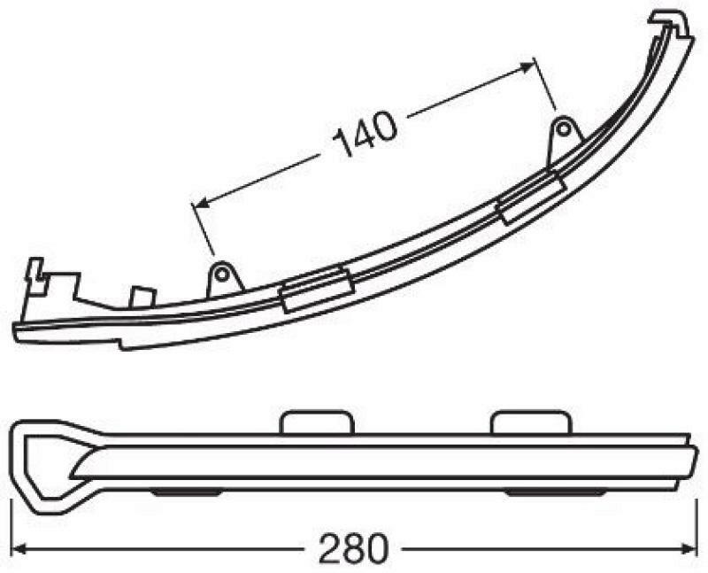 OSRAM Blinkleuchtensatz LEDriving® Dynamic Mirror Indicator