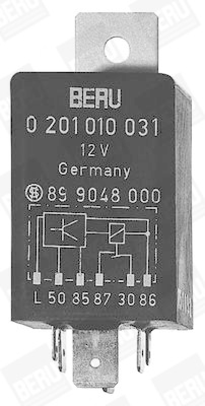 BorgWarner (BERU) Relais, Glühanlage