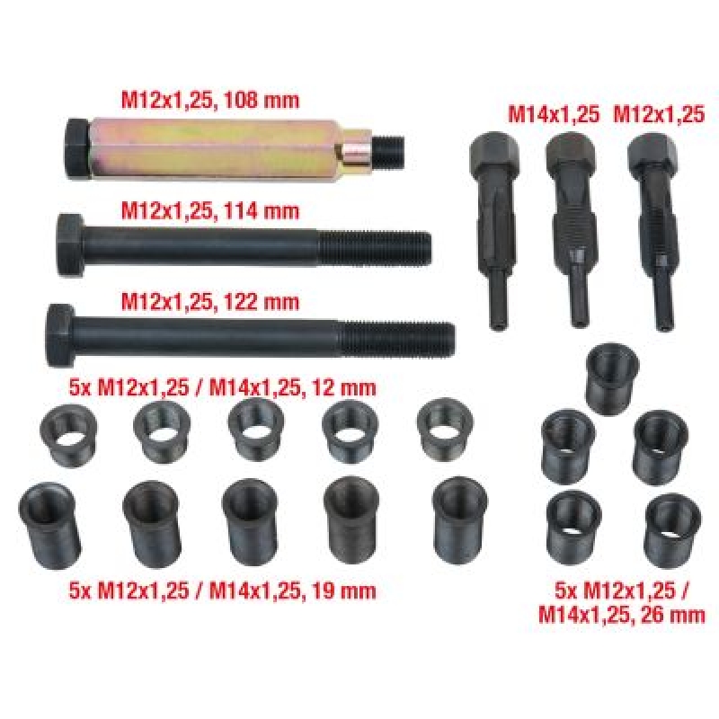 KS TOOLS Gewindeschneidwerkzeugsatz, Glühkerze