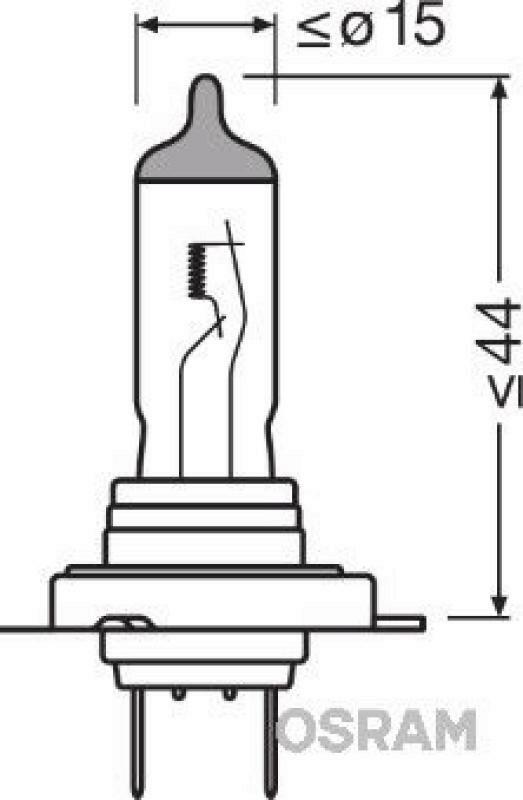 OSRAM Glühlampe, Abbiegescheinwerfer NIGHT BREAKER® LASER next generation