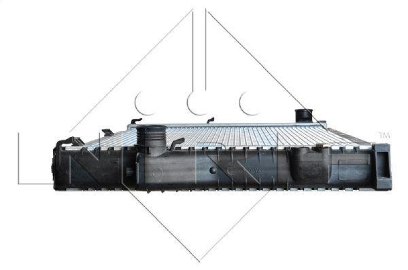 NRF Radiator, engine cooling EASY FIT