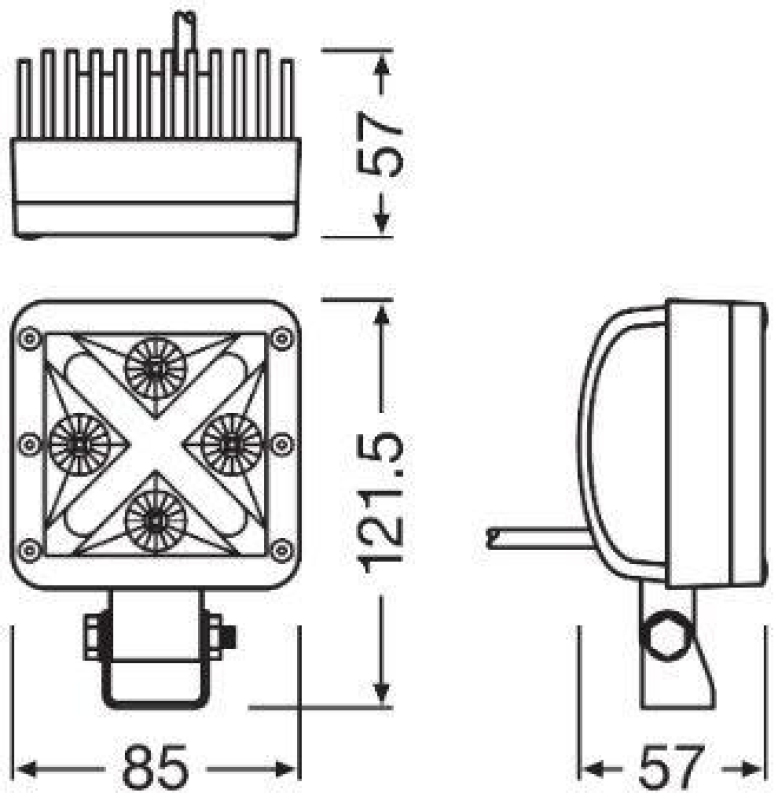 OSRAM Arbeitsscheinwerfer LEDriving® CUBE