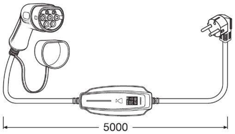 OSRAM Ladekabel, Elektrofahrzeug BATTERYcharge 7PIN