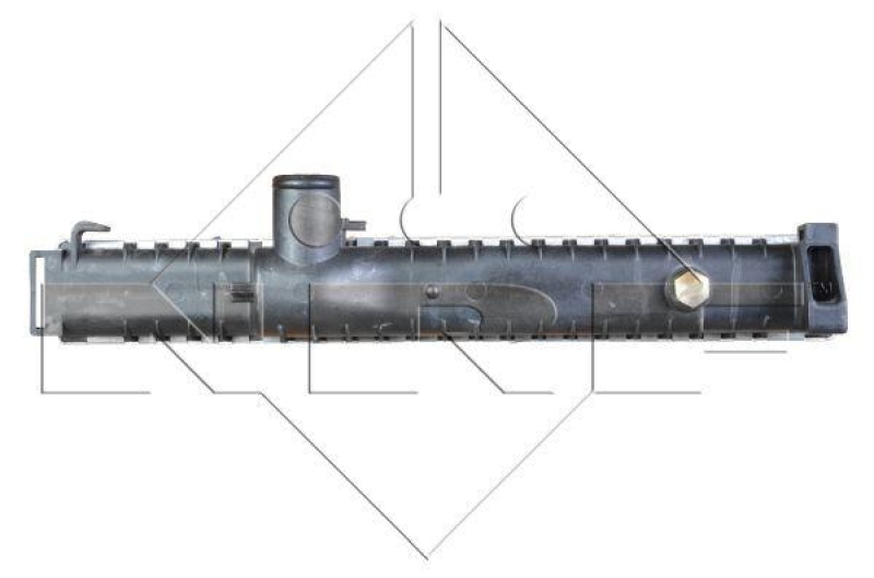 NRF Radiator, engine cooling EASY FIT