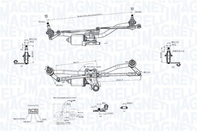 MAGNETI MARELLI Scheibenreinigungsanlage