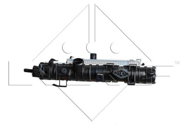 NRF Radiator, engine cooling EASY FIT