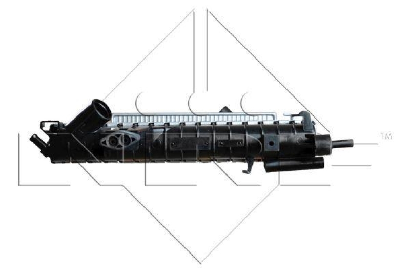 NRF Radiator, engine cooling EASY FIT