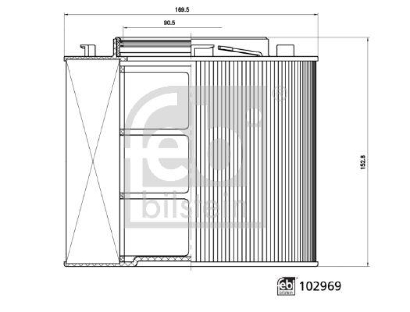 FEBI BILSTEIN Luftfilter 102969