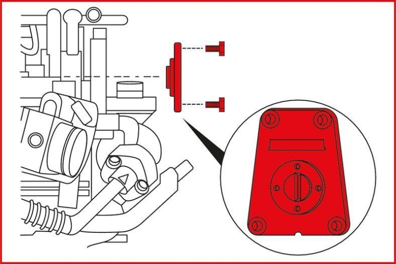 KS TOOLS Adjustment Tool Set, valve timing