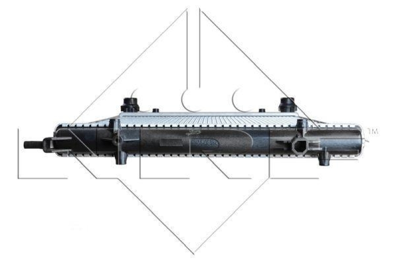 NRF Radiator, engine cooling EASY FIT