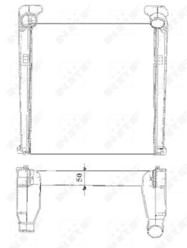 NRF Ladeluftkühler 30144