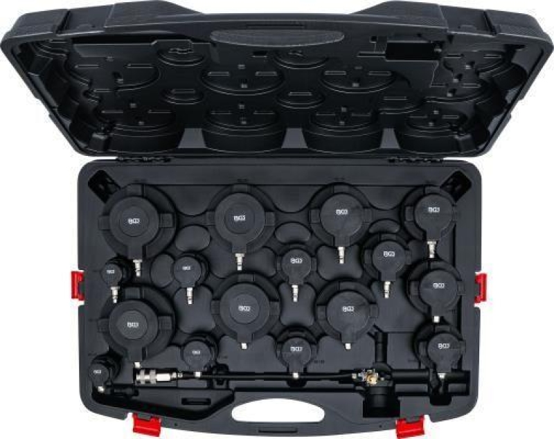 Turbolader-Ladeluft-System-Prüfkoffer-Satz | 17-tlg.