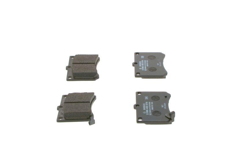 BOSCH Bremsbelagsatz, Scheibenbremse 0 986 460 974
