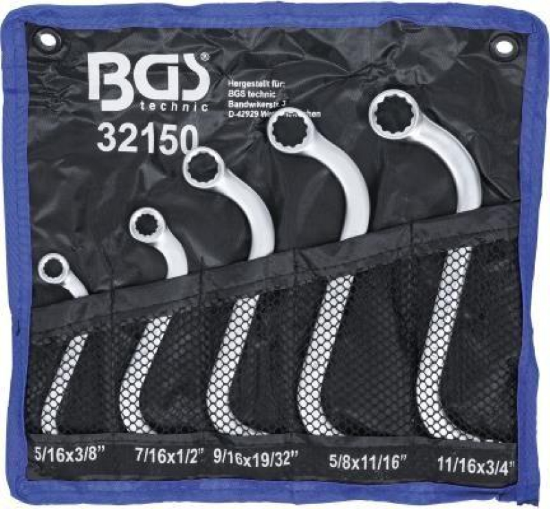 BGS Double Ring Spanner Set