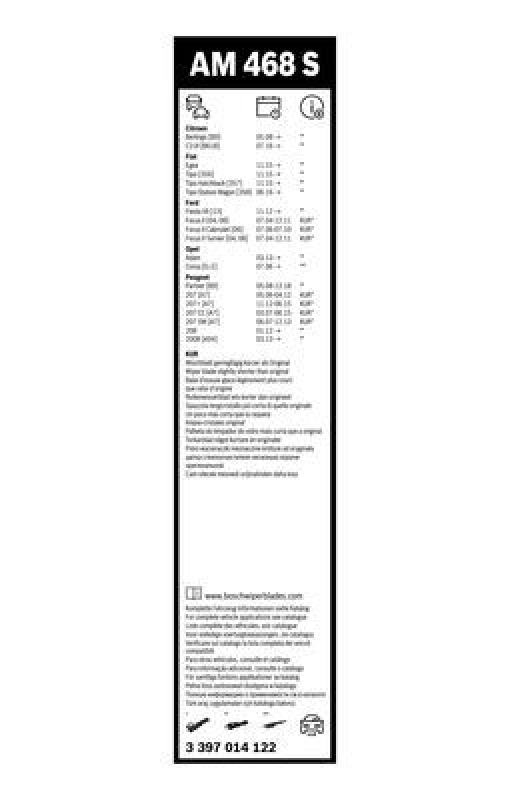 BOSCH Wiper Blade Aerotwin Multi-Clip
