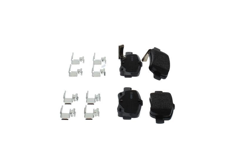BOSCH Bremsbelagsatz, Scheibenbremse 0 986 494 651