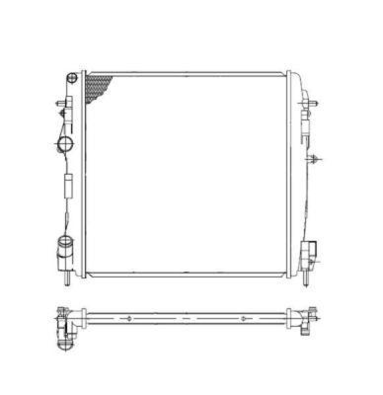 NRF Radiator, engine cooling