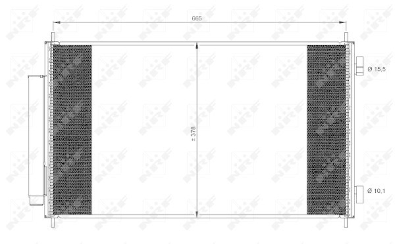 NRF Kondensator, Klimaanlage EASY FIT 35864