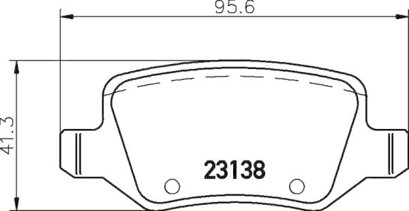 HELLA Bremsbelagsatz, Scheibenbremse 8DB 355 018-531