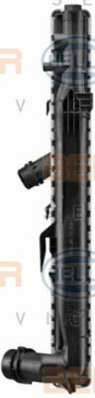 HELLA Radiator, engine cooling BEHR HELLA SERVICE *** PREMIUM LINE ***