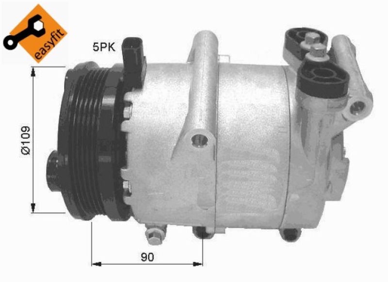 NRF Kompressor, Klimaanlage EASY FIT