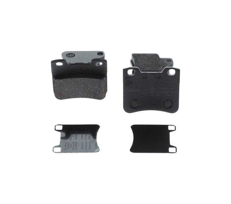 BOSCH Bremsbelagsatz, Scheibenbremse 0 986 424 411