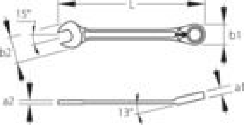 GEDORE Ratschen-Ringgabelschl&uuml;ssel 7 UR 9