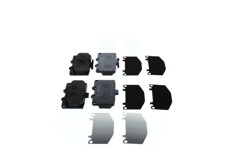BOSCH Bremsbelagsatz, Scheibenbremse 0 986 494 398