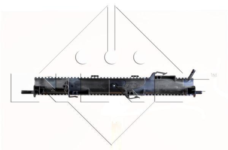 NRF Kühler, Motorkühlung 58540