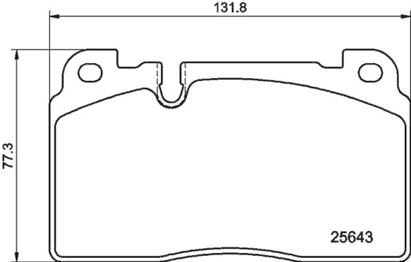 HELLA Bremsbelagsatz, Scheibenbremse 8DB 355 020-241